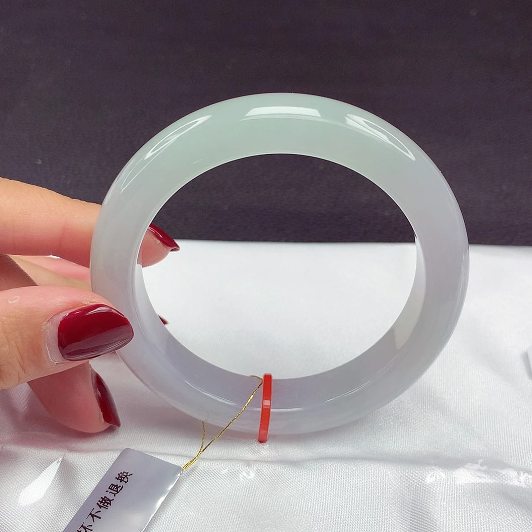 翡翠未镶嵌手镯55圈940