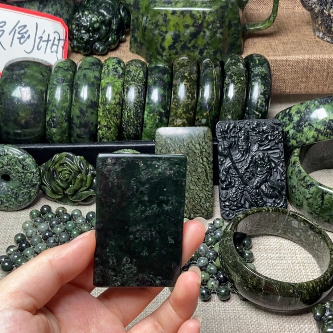蛇纹石玉手链未镶嵌