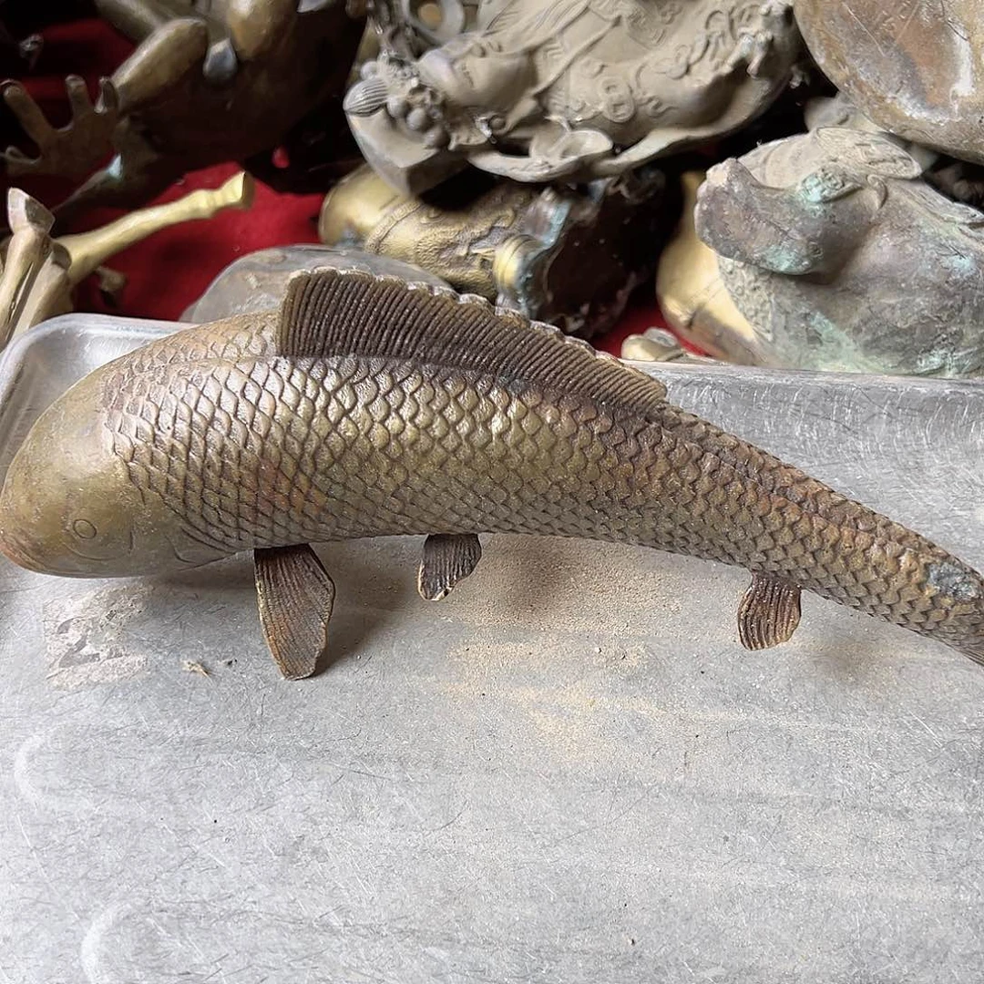 博**斯黄铜摆件工艺品，