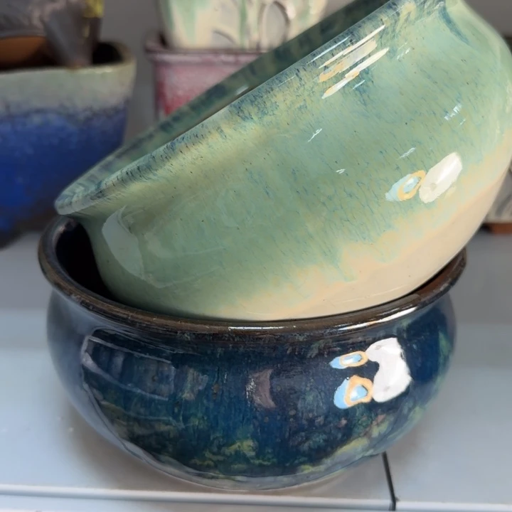 紫砂花盆口20高10，11111