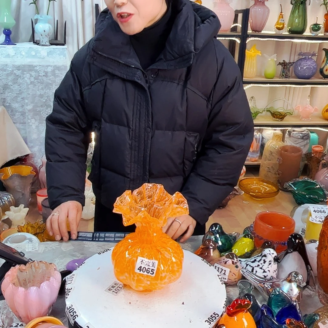 4065 家悦美居琉璃摆件不完美