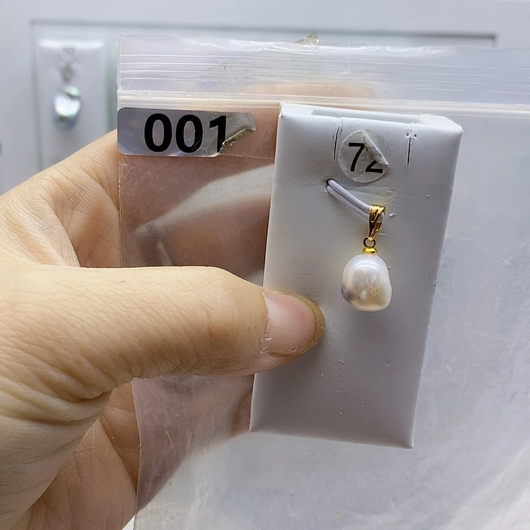 颈饰合金淡水珍珠