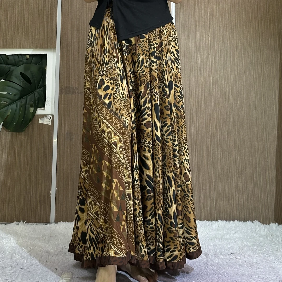 A126 咖色 Aarani 尼泊尔高端大摆裙