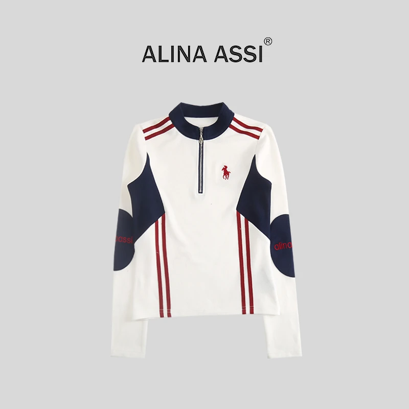 【依依】2025秋冬新款显瘦T恤休闲长袖上衣K0777