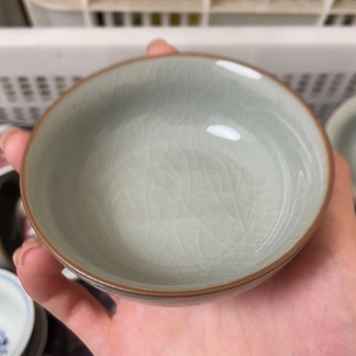 杯素胎老淘泥园口杯微瑕