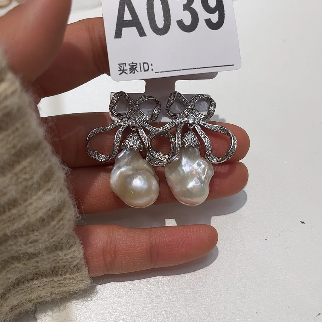耳饰淡水珍珠合金
