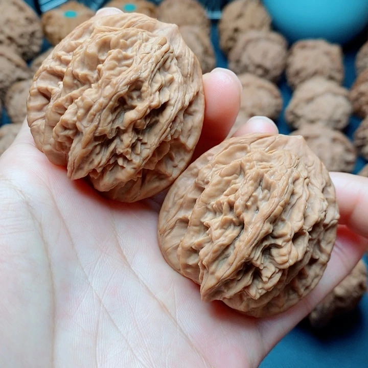 文玩核桃把件麦虎45全品