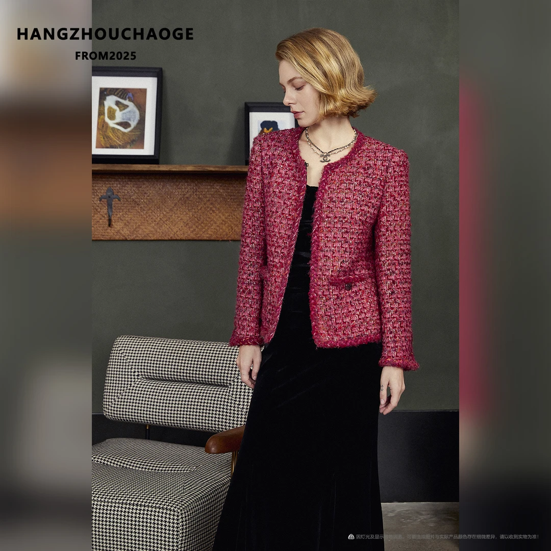 杭州超哥【红番茄】2025年新款高端原创小香风外套CO83712