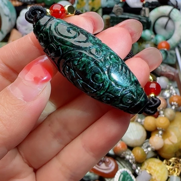 翡翠颈饰未镶嵌天然A货70