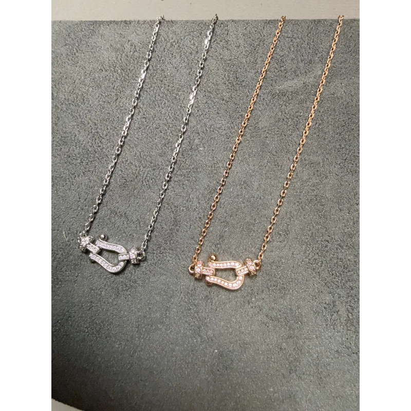 合金项链 V金高版本项链 迷你马蹄项链 197