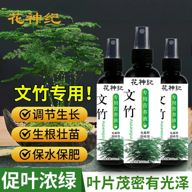 文竹专用肥免稀释营养液家用盆栽养花植物通用液体肥水土培花肥料