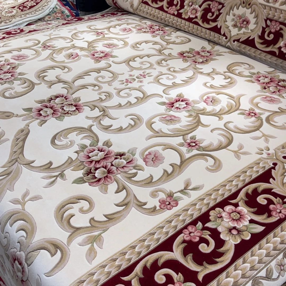 君***兰羊毛2.9×4米纯羊毛加厚立体花特价地毯