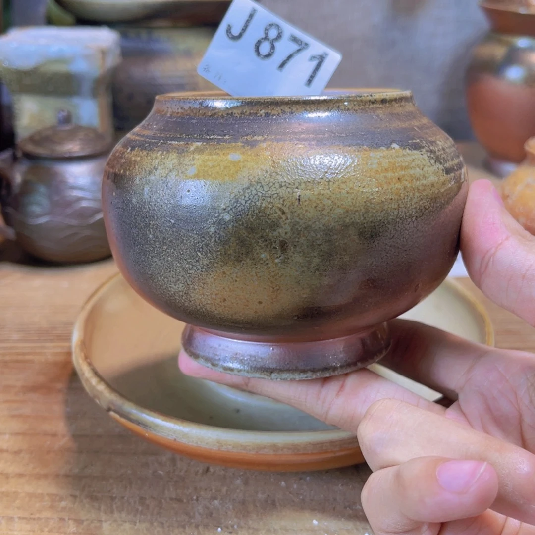 纯手工制作柴烧纯手工制作柴烧杯871