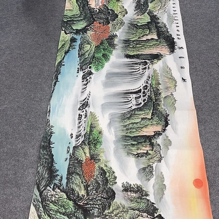 国画今天上午国画作品展示