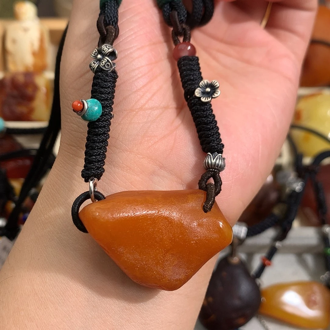 蜜蜡裸石未镶嵌你