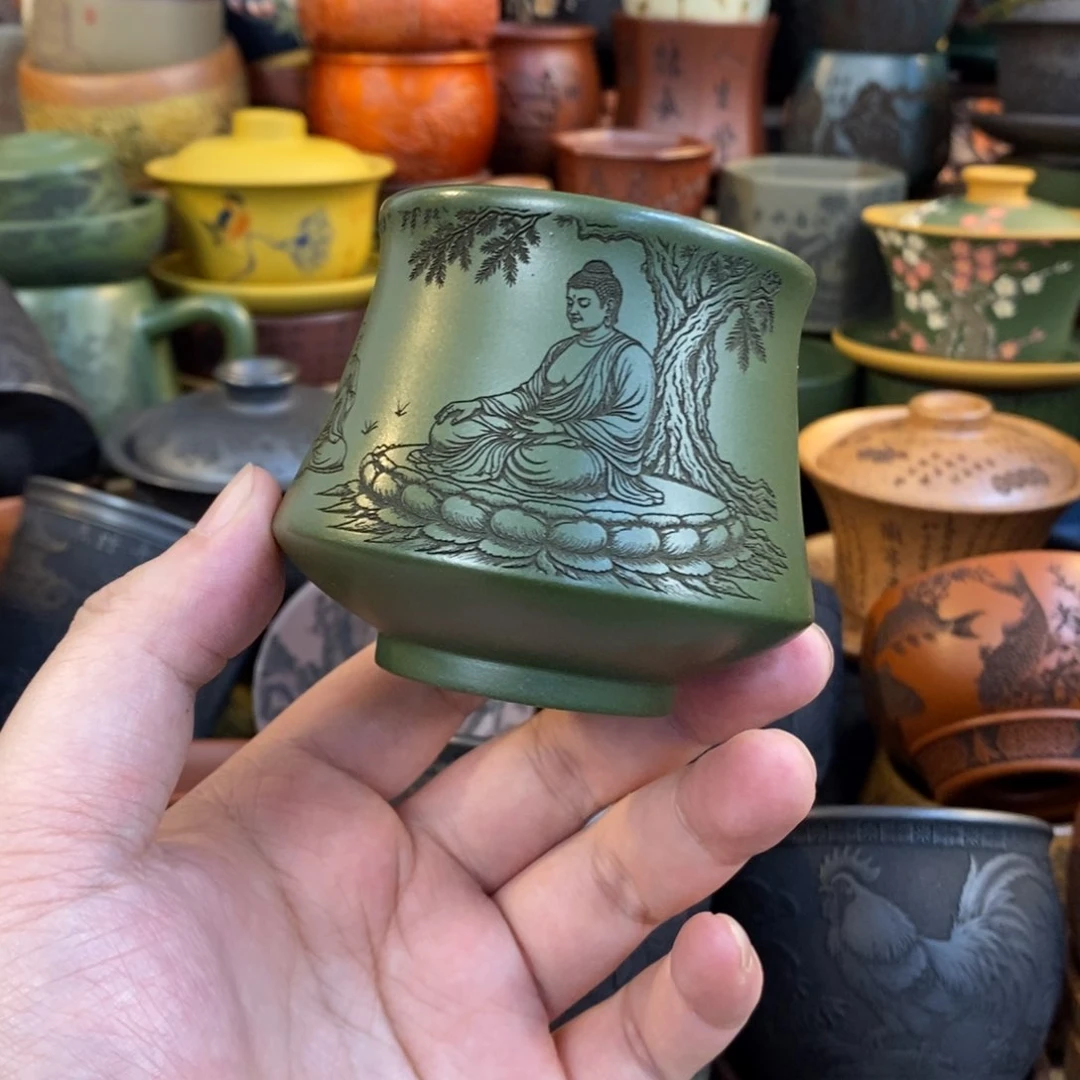紫砂公道杯宜兴全手工紫砂杯