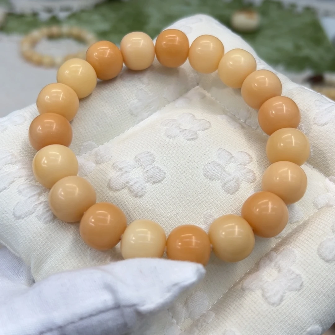 菩提根/象牙果吊坠15干磨橘粉066