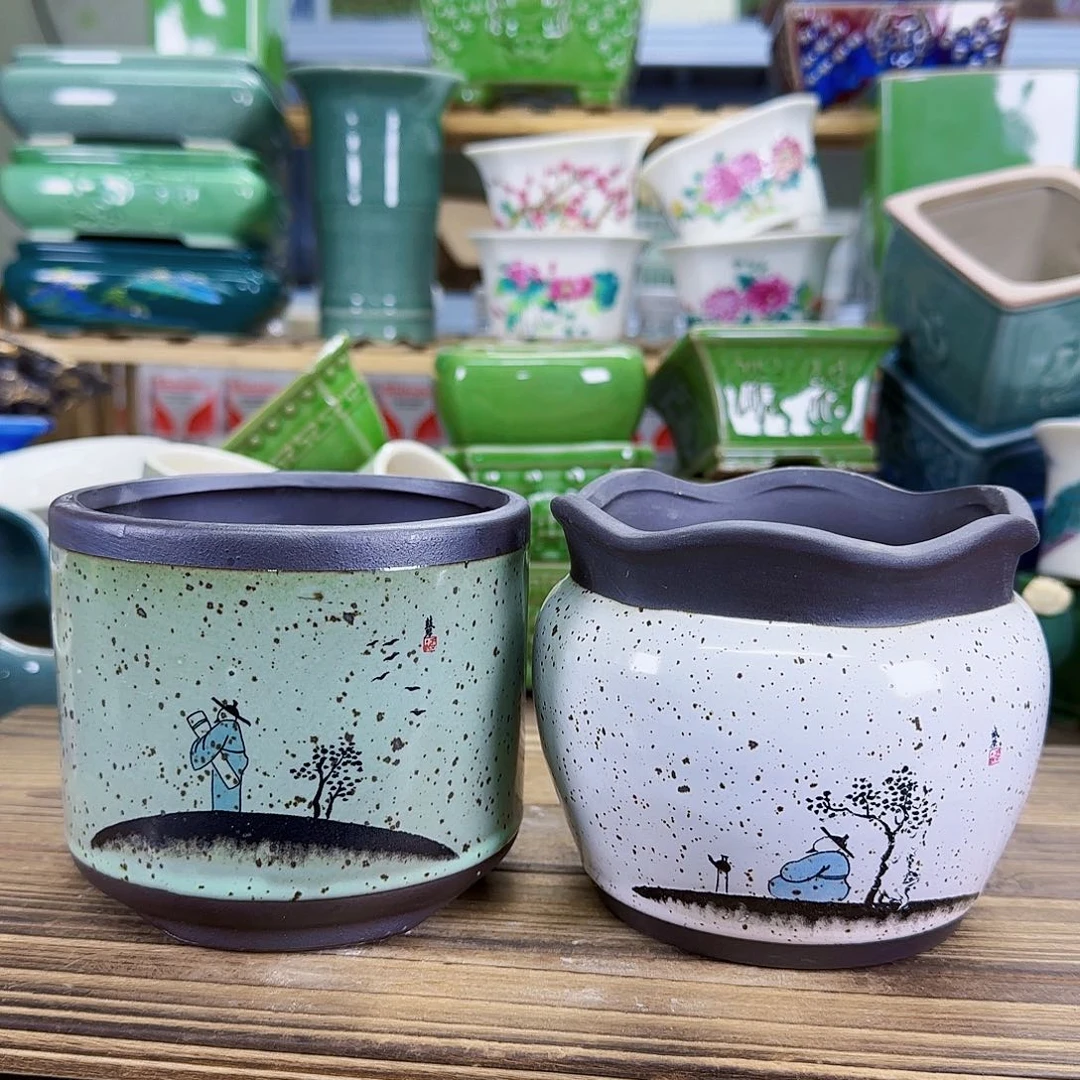 陶瓷陶瓷花盆特价上新