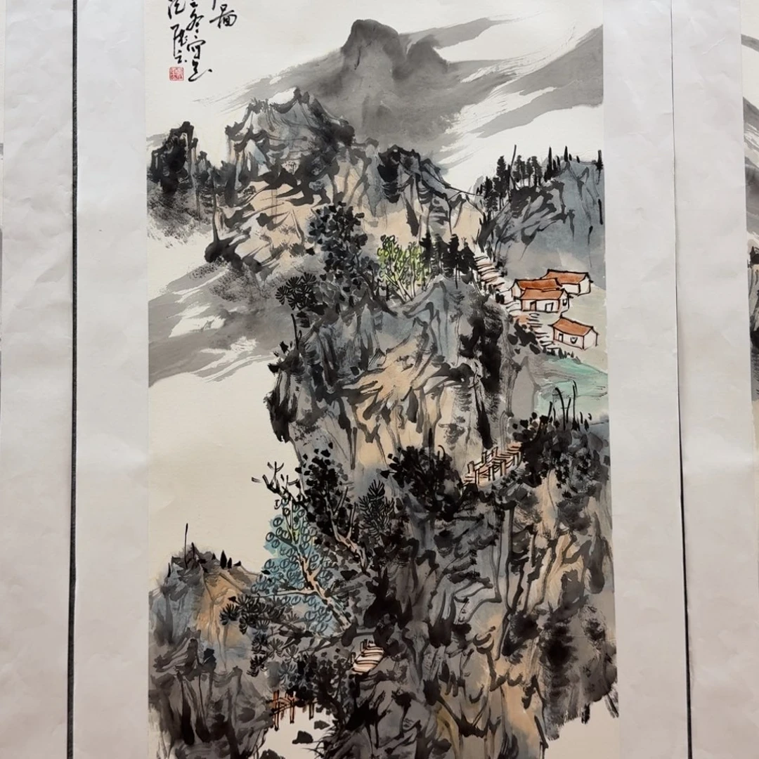 国画周发展三尺作品