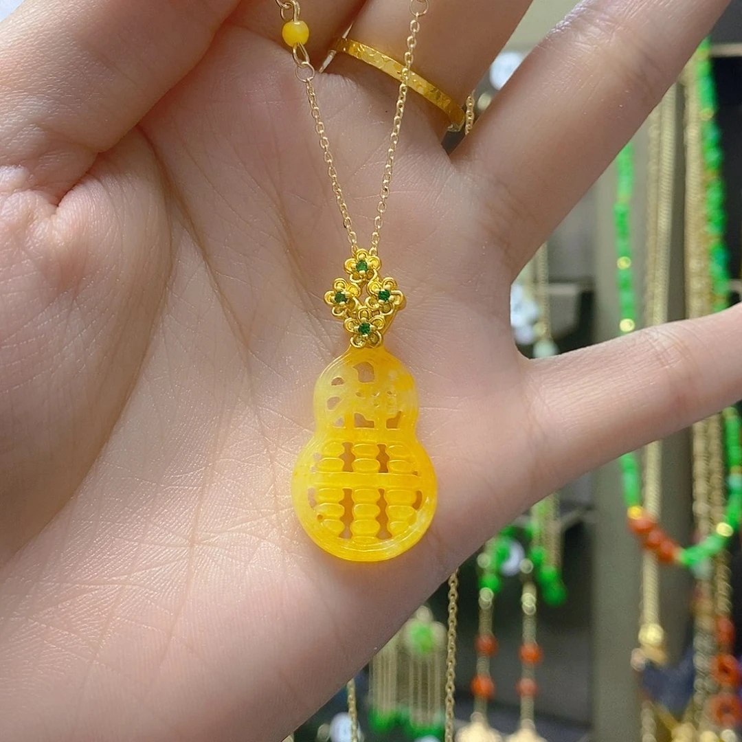 翡翠合金耳饰翡翠