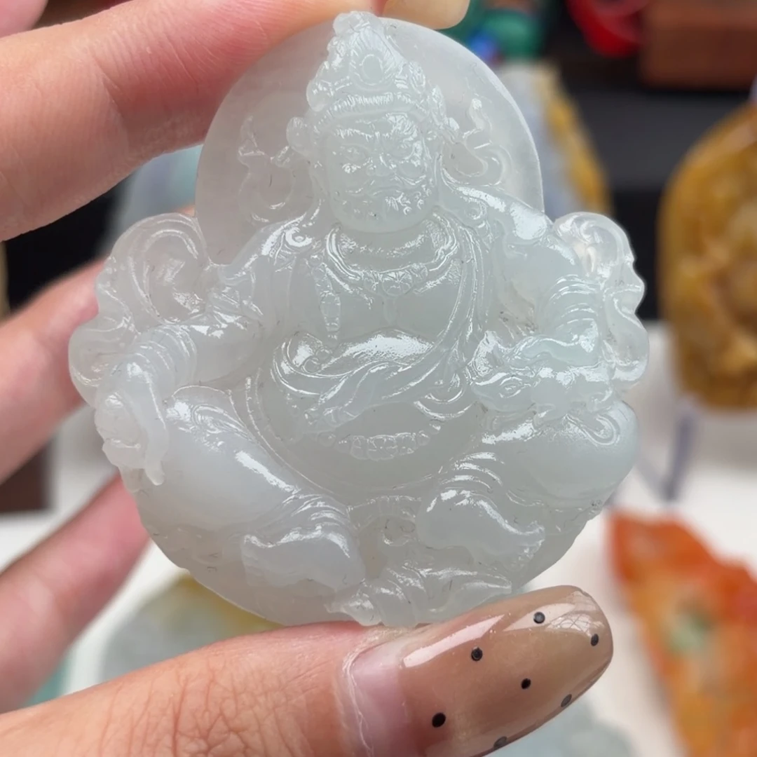 定制翡翠未镶嵌黄财神