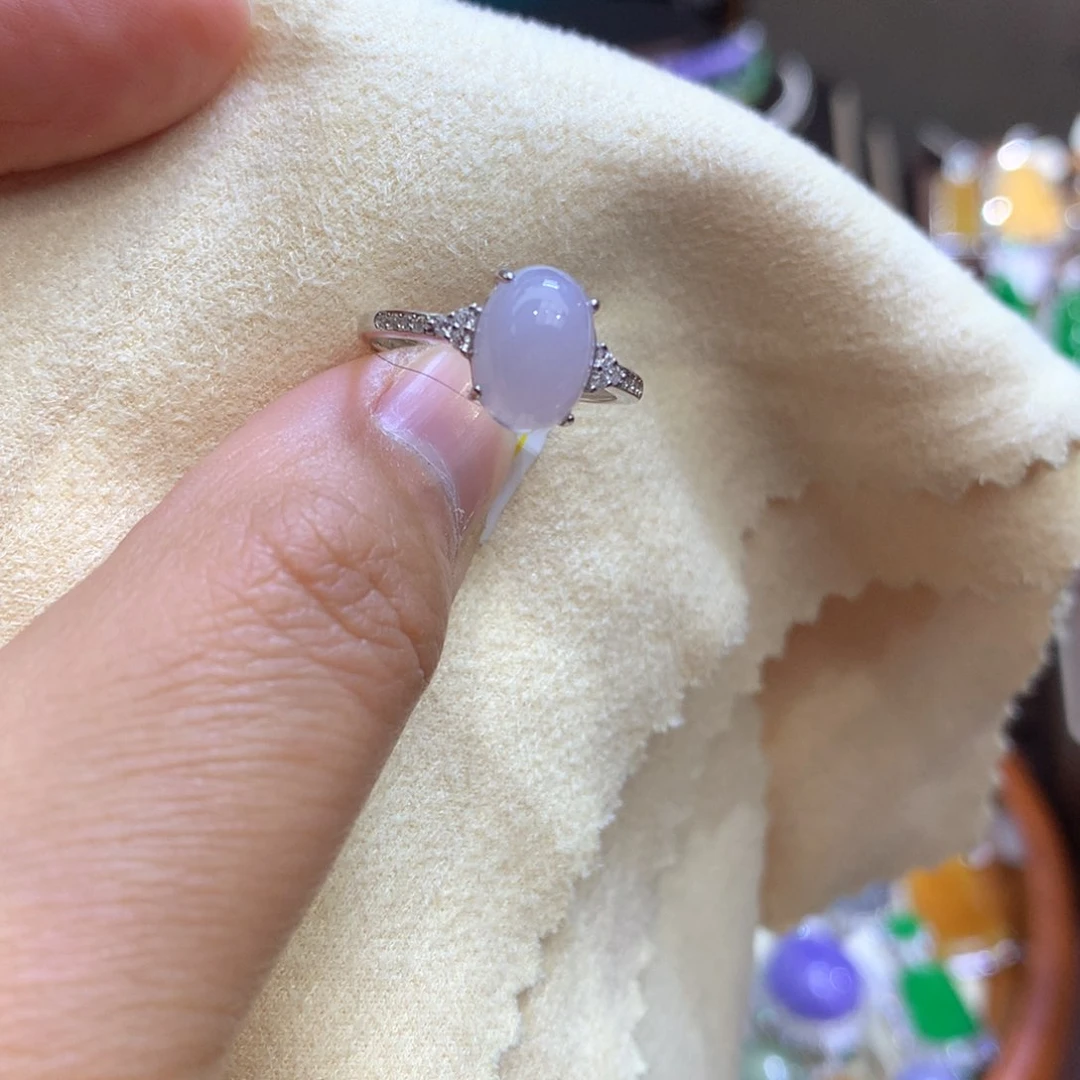 翡翠颈饰银S925镀金镶嵌翡翠吊坠