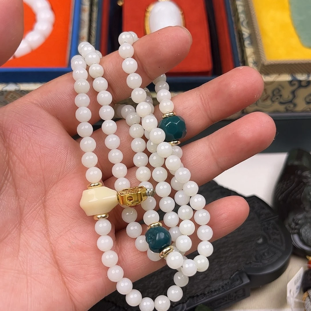 和田玉手链未镶嵌