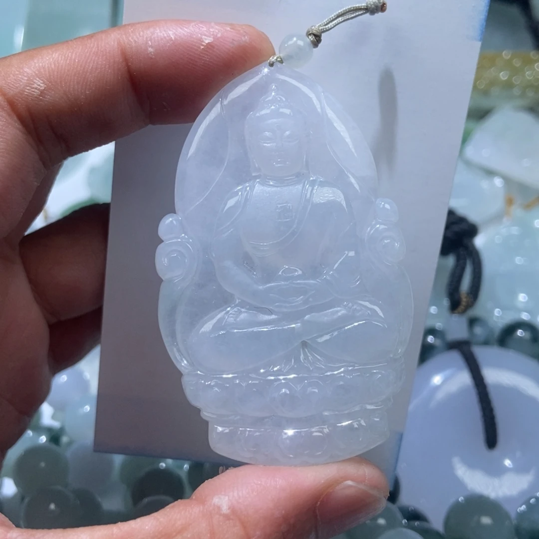 定制翡翠未镶嵌大日如来