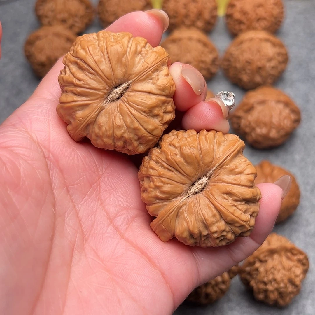 把件文玩核桃败**我精品南瓜墩43