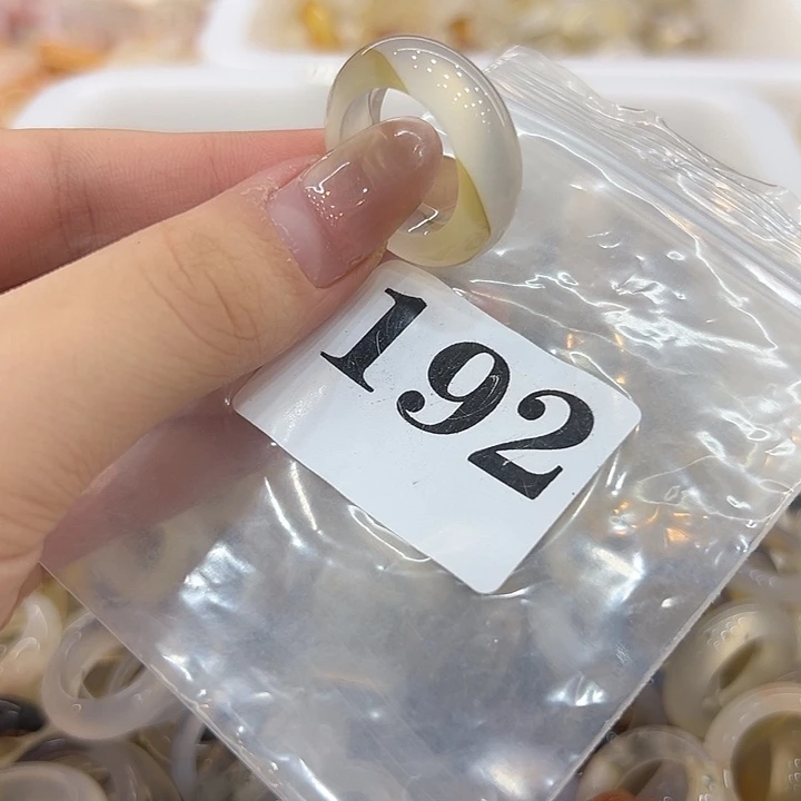 合金戒指玛瑙/玉髓192港17
