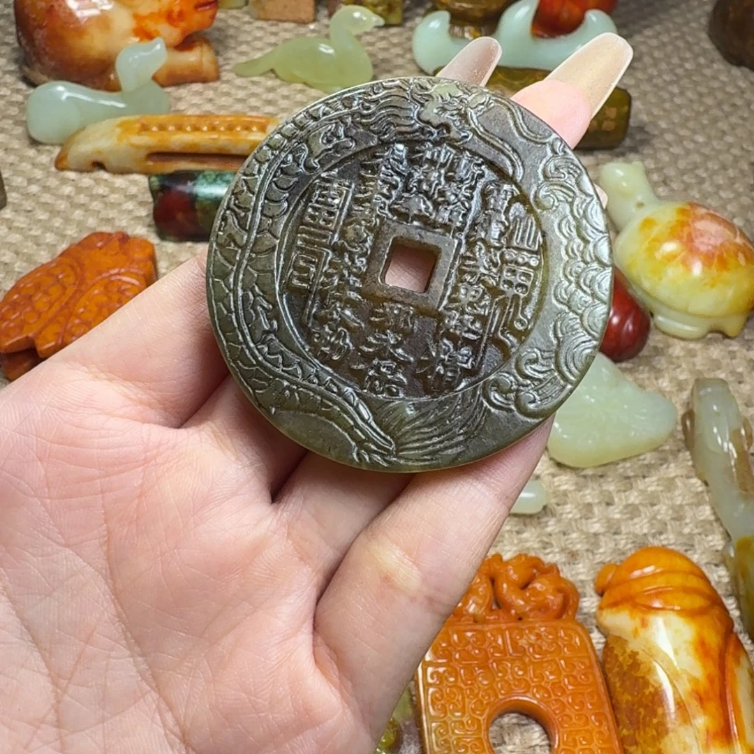 吊坠白玉菩提挂件
