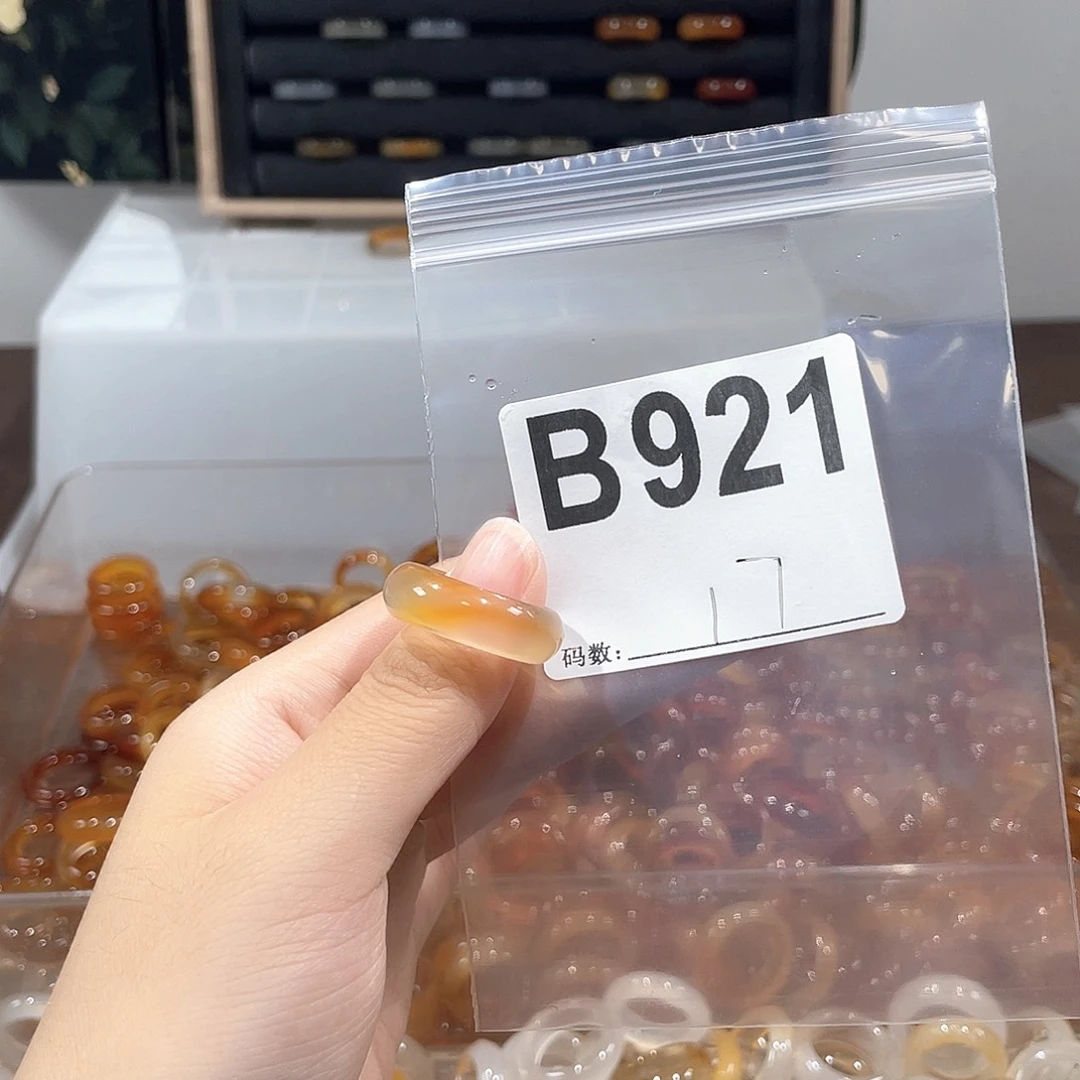 玛瑙/玉髓戒指合金921