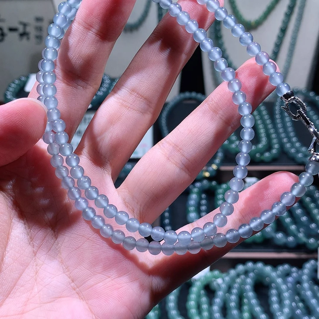 未镶嵌手链翡翠s****a天然a货翡翠项链4.8