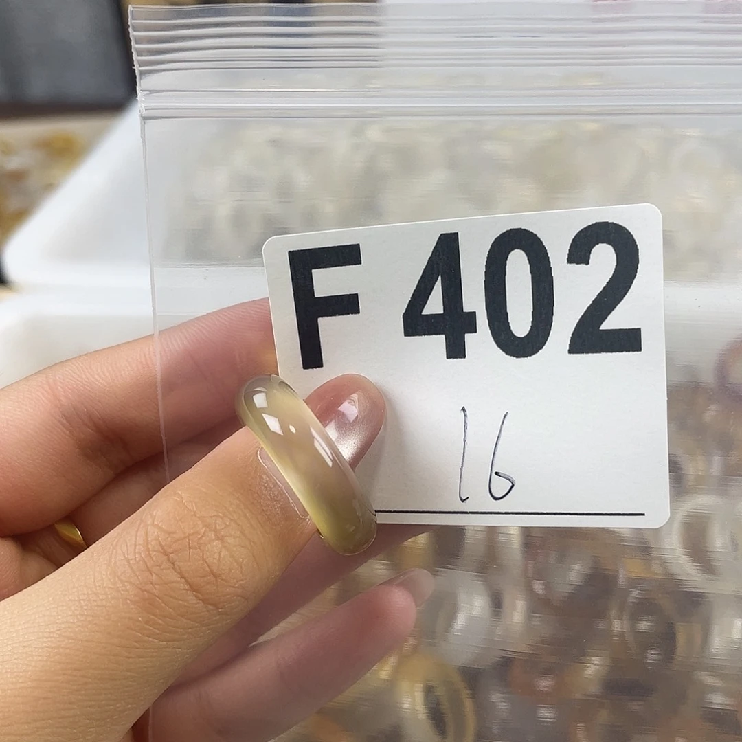 玛瑙/玉髓戒指合金402