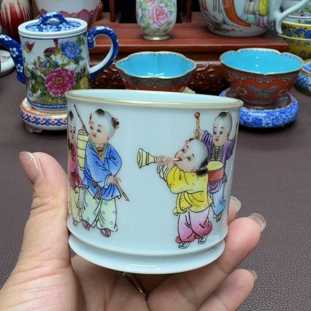 瓷片景德镇仿古手工制作精品展示