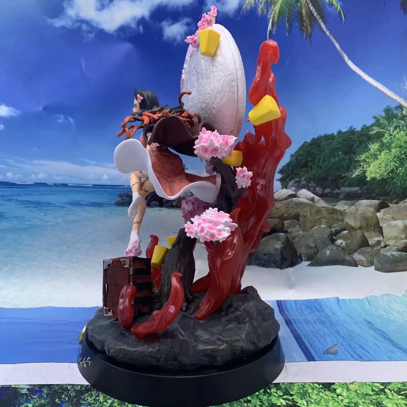 鬼化爆血祢豆子30cm不可发光毁灭之刃动漫周边模型GK手办摆件景品