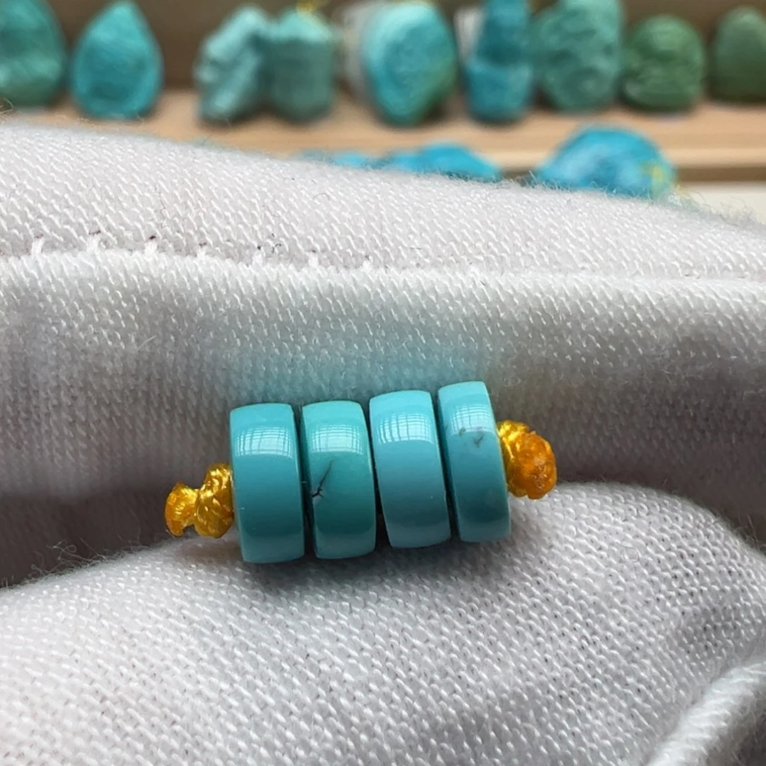 绿松石未镶嵌配饰6*2.6