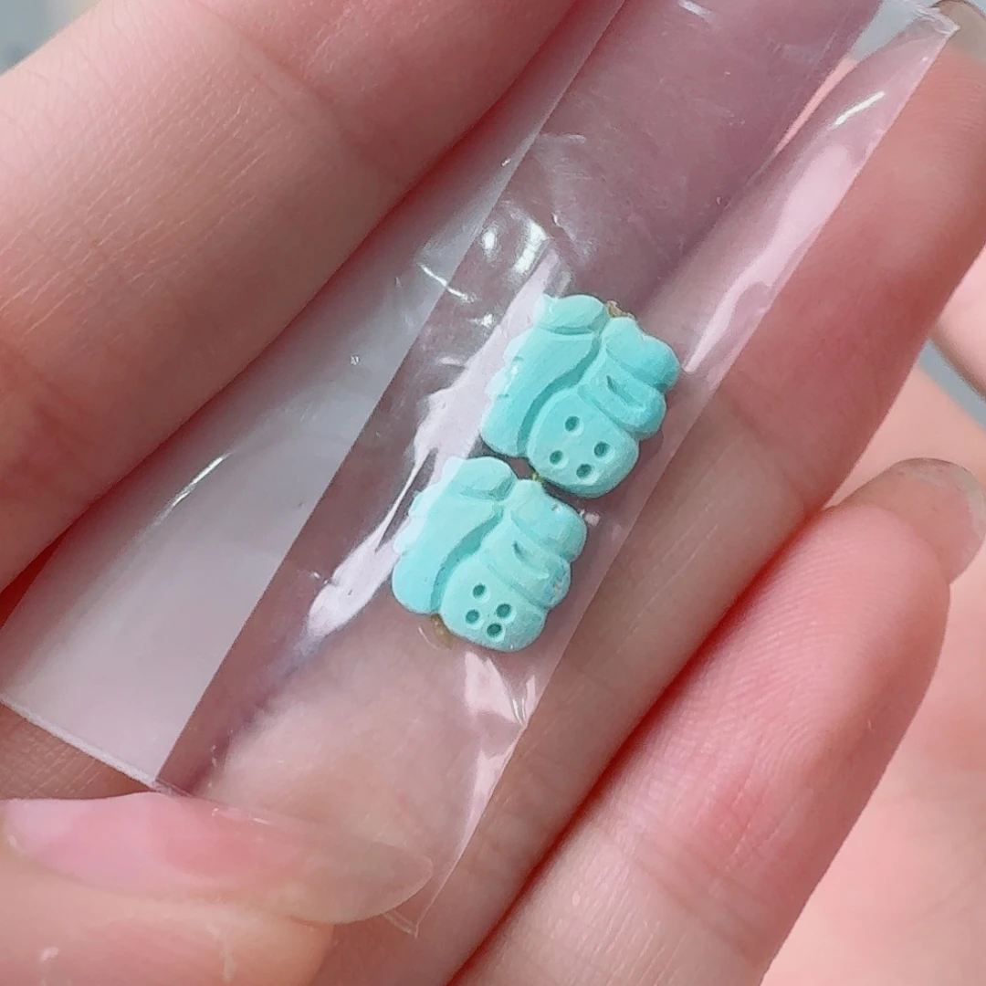 未镶嵌绿松石珠宝奇石