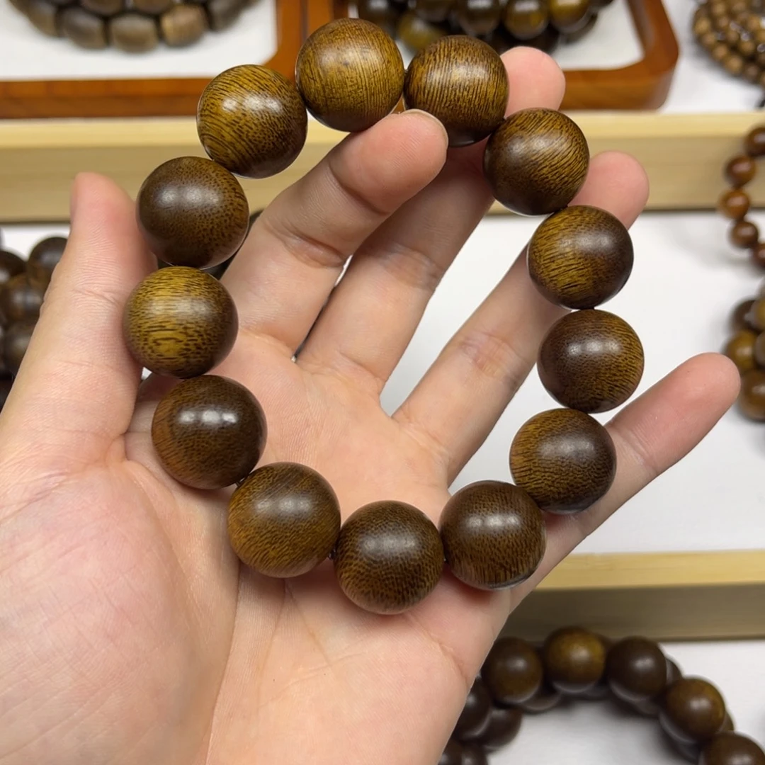 西***店手串沉香越南芽庄黄棋楠1.8