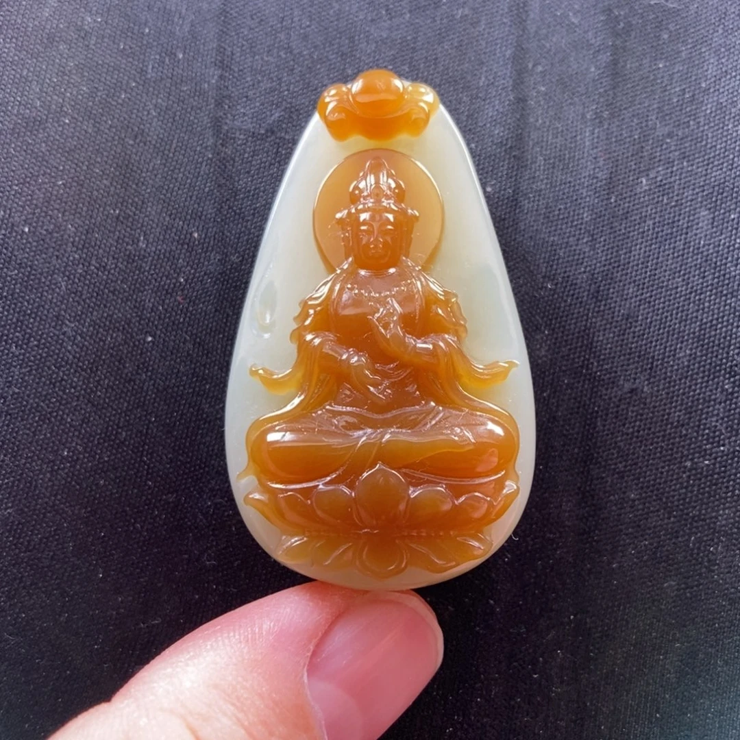 和田玉（糖玉）未镶嵌颈饰