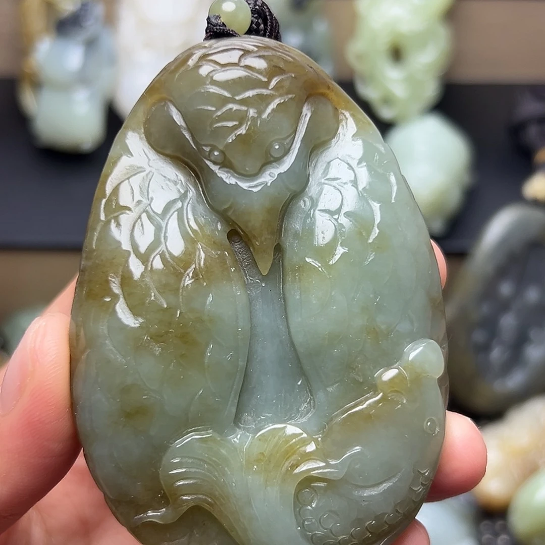 和田玉未镶嵌挂件