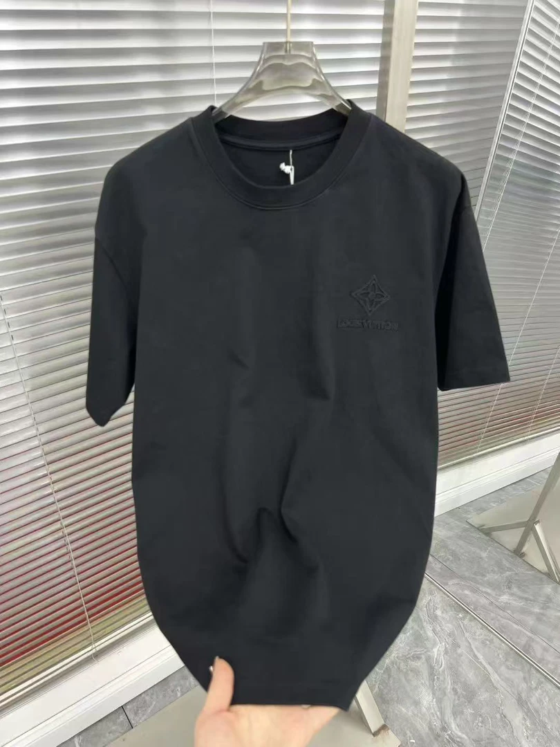 潮流夏季潮牌T恤休闲男装圆领春夏潮流百搭印花半袖设计师宽松