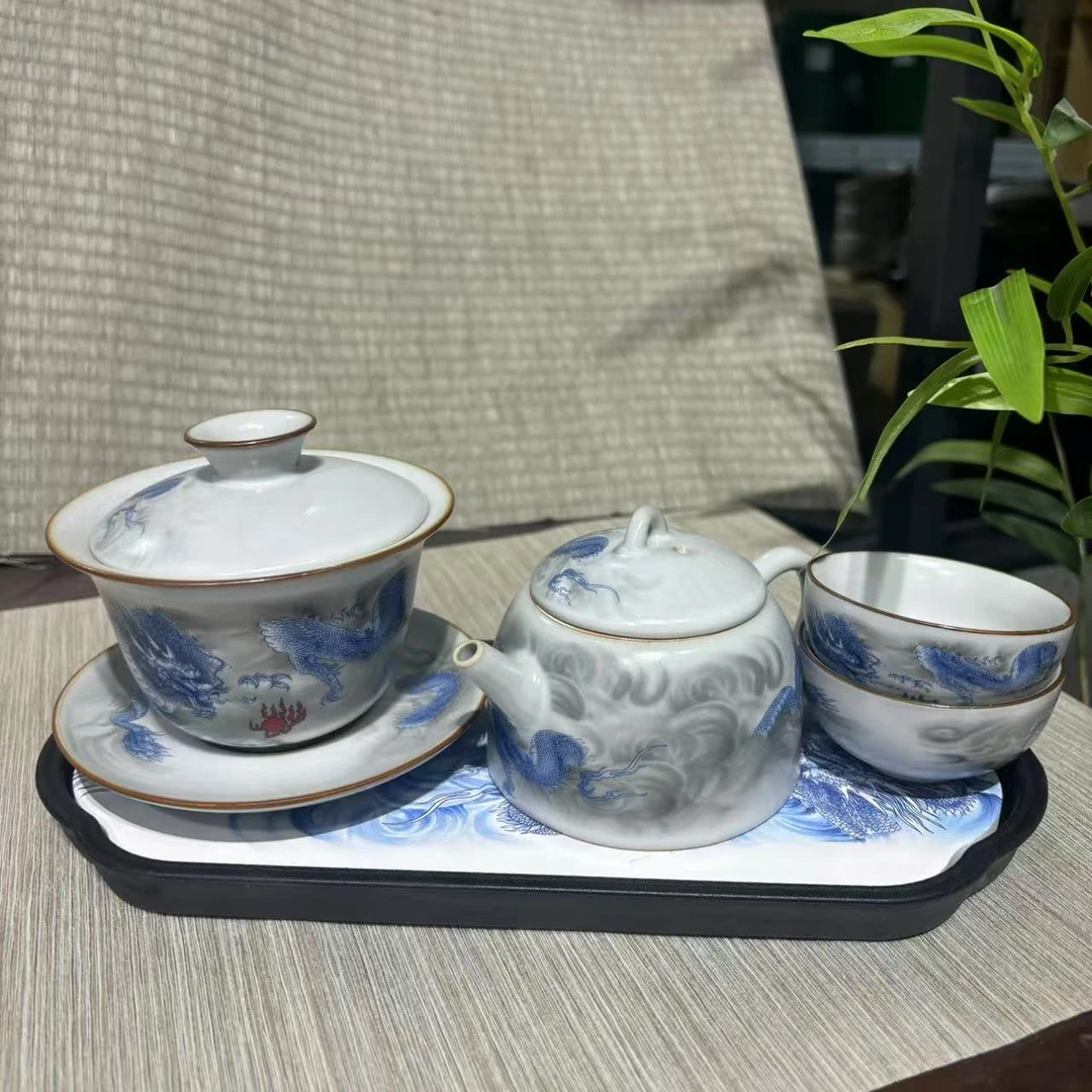 【中国邮政专属链接】造白青龙茶具套组mc050
