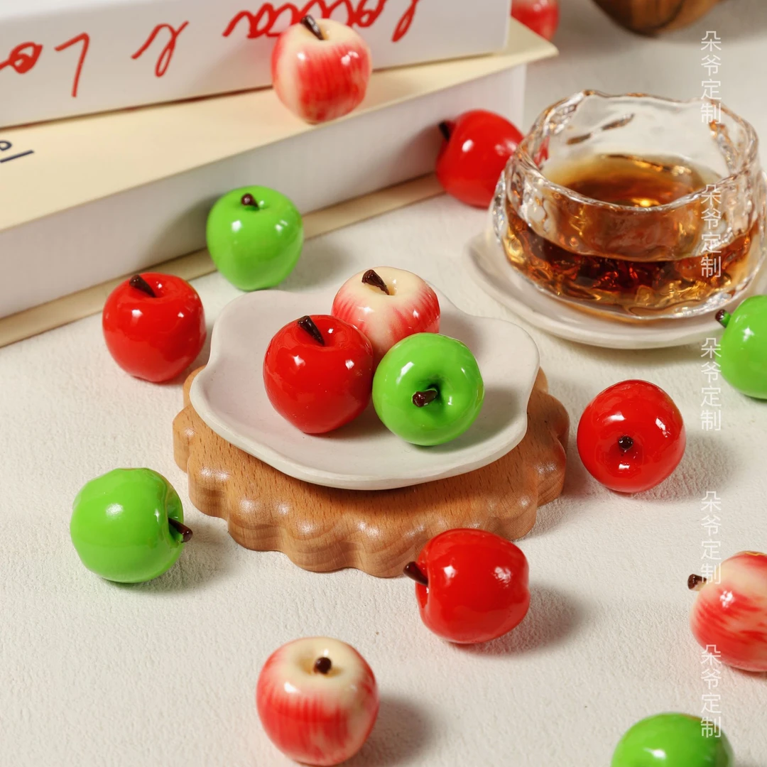 DUOYE/朵爷定制【苹苹安安果-预售】diy树脂写实食玩配件摆件挂件