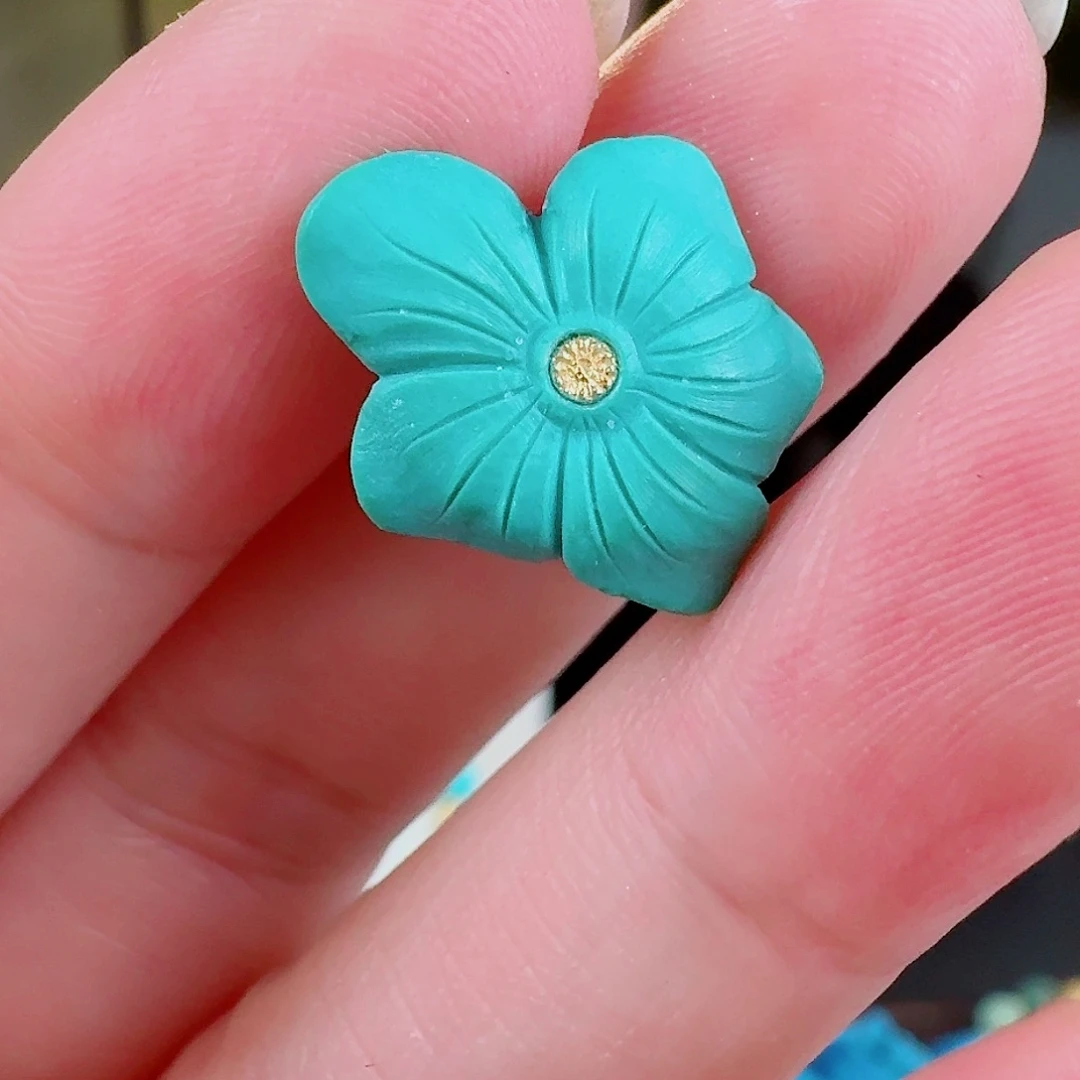 绿松石珠宝奇石未镶嵌