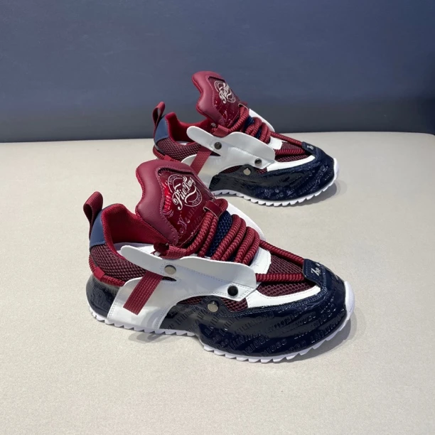 春夏新款透气男士老爹鞋潮流男款厚底运动鞋男士舒适百搭皮鞋码