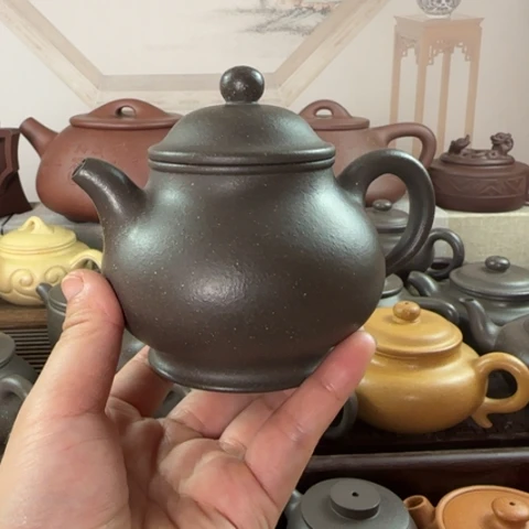 茶壶紫砂梨皮天青240cc