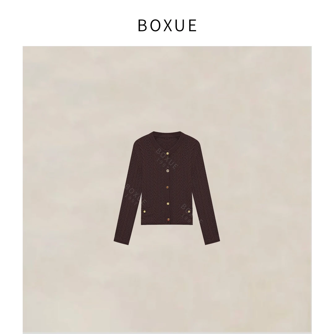 BOXUE  “书眠” 2024秋冬新款高级感轻奢 外套#240825W09