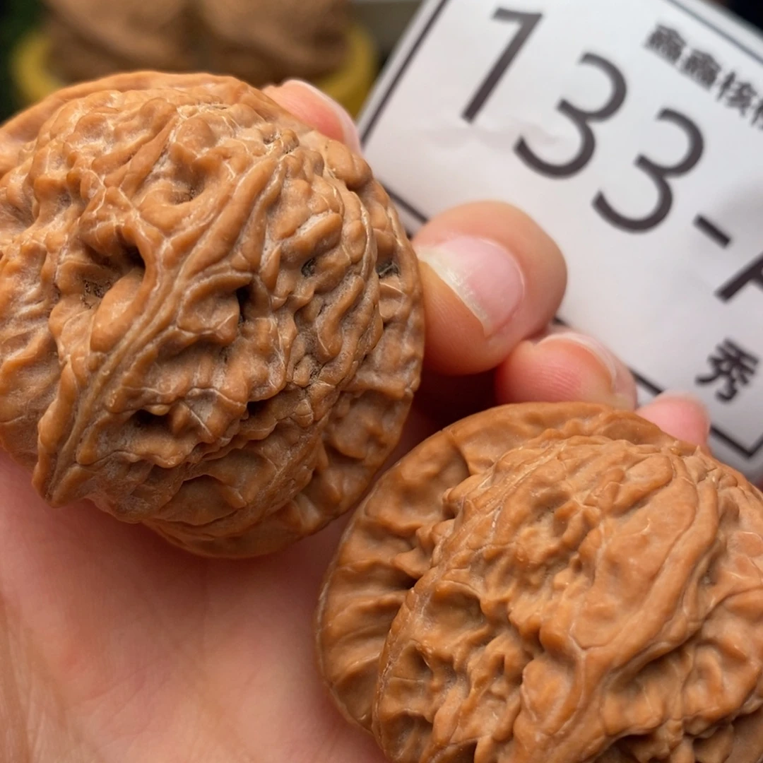 把件文玩核桃白狮子41……