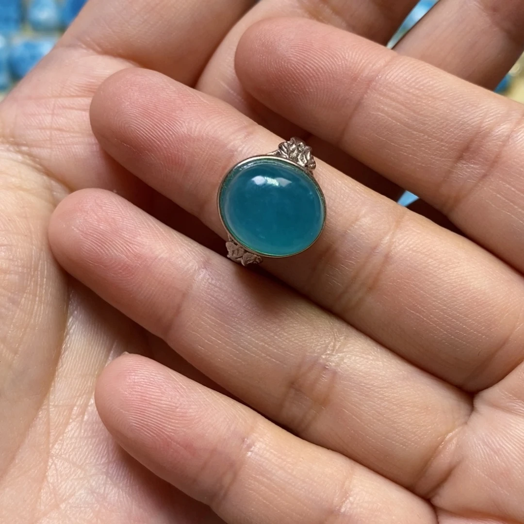 针钠钙石（海纹石）未镶嵌手链小****a